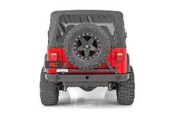 Rough Country Suspension Systems - Rough Country Rear Bumper w/Tire Carrier Black for Jeep Wrangler TJ 10592A - Image 3