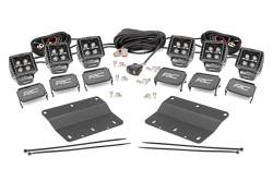 Rough Country 2" Triple LED Pod Fog Light Kit-Spot 21-25 Ford Bronco 51087