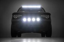 Rough Country Suspension Systems - Rough Country 51042 20" Black Front Bumper Nudge Bar for 21-25 Ford Bronco Sport - Image 6