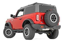 Rough Country Suspension Systems - Rough Country SRX2 Drop Step Nerf Bars Black 21-25 Ford Bronco 2DR 51081 - Image 3