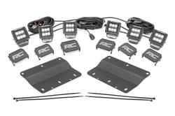 Rough Country 2" Triple LED Pod Fog Light Kit-Spot 21-25 Ford Bronco 51085
