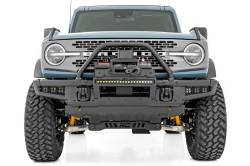 Rough Country Suspension Systems - Rough Country 51068 OEM Steel Bumper Winch Mount Kit w/LED for 21-26 Ford Bronco - Image 5
