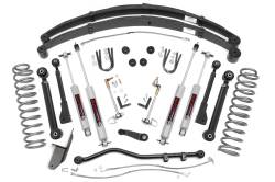Rough Country Suspension Systems - Rough Country 63330 4.5" X-Series Lift Kit for 84-01 Cherokee XJ w/RR Springs - Image 1