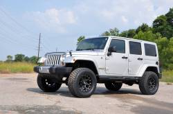 Rough Country Suspension Systems - Rough Country 66970 3.25" V2 Suspension Lift Kit for 07-18 Wrangler JK 4DR 4WD - Image 5