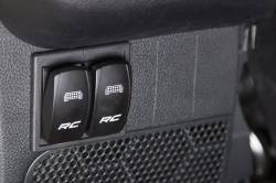 Rough Country Suspension Systems - Rough Country Dual Slot Auxiliary Switch Bezel Black 709B-2 - Image 3