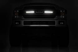 Rough Country Suspension Systems - Rough Country 70809 Grille Mount Dual 10" LED Light Bar Kit for 18-20 Ford F150 - Image 6