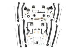 Rough Country Suspension Systems - Rough Country 78600U Long Arm Upgrade Kit 4"-6" Lift for 07-18 Jeep Wrangler JKU - Image 1