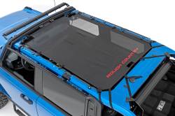 Rough Country Suspension Systems - Rough Country Extended Mesh Bikini Top Black 21-25 Ford Bronco 4DR 85116 - Image 3