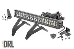 Rough Country 70779DRLA Bumper Mount 20" LED Light Bar Kit for 19-24 RAM 1500