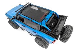 Rough Country Suspension Systems - Rough Country Extended Mesh Bikini Top Black 21-25 Ford Bronco 4DR 85116 - Image 4