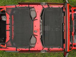 Rough Country Suspension Systems - Rough Country Extended Mesh Bikini Top Black for 18-24 Wrangler JL 4DR 85120 - Image 6