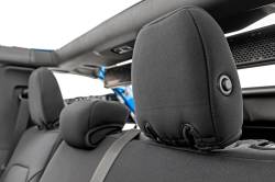 Rough Country Suspension Systems - Rough Country 91045 Front/Rear Seat Covers Black for 21-26 Ford Bronco 4DR - Image 5