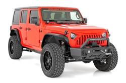 Rough Country Suspension Systems - Rough Country 99036 High Clearance Flat Fender Flares for 18-26 Jeep Wrangler JL - Image 4