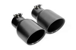Rough Country Suspension Systems - Rough Country 96002A Axle-Back Dual Exhaust System Black for 07-18 Wrangler JK - Image 3