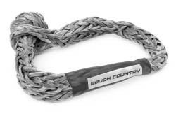 Rough Country Suspension Systems - Rough Country RS135 Recovery Winch Soft Shackle 7/16" Gray - Image 1