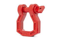 Rough Country Suspension Systems - Rough Country 4.75 Ton 3/4" Pin Forged D-Ring Shackles Red Pair RS119 - Image 3