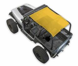 SpiderWebShade Mesh Bikini Top-Yellow for Jeep YJ SWS-SHDTOP-01-YJ-YLW