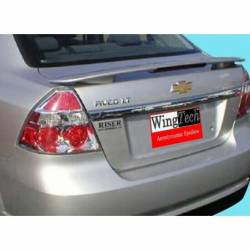 WingTech - WingTech Factory Style Two Post Rear Spoiler Lighted ABS-232 - Image 1