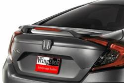 WingTech - WingTech Factory Style Two Post Rear Spoiler Lighted WT-14210 - Image 1