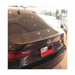 WingTech - WingTech Custom Style Lip Mount Rear Spoiler Un-Lighted ABS-383 - Image 1