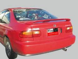 WingTech - WingTech Factory Style Two Post Rear Spoiler Lighted WT-14258 - Image 1