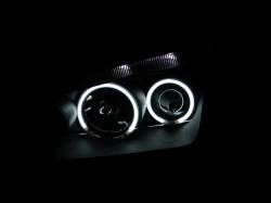 Anzo USA - Anzo USA 121198 Projector Headlight Set w/CCFL Halo Black for 05-06 Ford Focus - Image 3