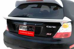 WingTech - WingTech Custom Style Mid Mount Rear Spoiler Un-Lighted WT-14206 - Image 1