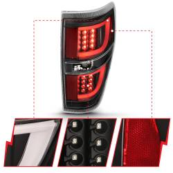 Anzo USA - Anzo USA Black LED Clear Lens Taillight Set Ford F150 311257 - Image 2