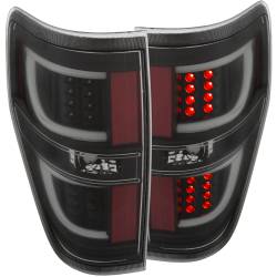 Anzo USA Black LED Clear Lens Taillight Set Ford F150 311257