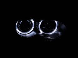 Anzo USA - Anzo USA Projector Headlight Set w/LED Halo Black BMW 3-Series 121269 - Image 3