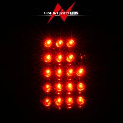 Anzo USA - Anzo USA 311007 Chrome LED Red/Clear Lens Taillight Set for Silverado Trucks - Image 2