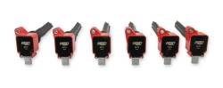 MSD Ignition 82706 Red Direct Ignition Coil Set for 17-20 Ford F150 3.5L V6