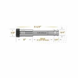 Royal Hooks - Royal Hooks Infinite Rule 2.625" Stainless Receiver Hitch Locking Pin 61071 - Image 3