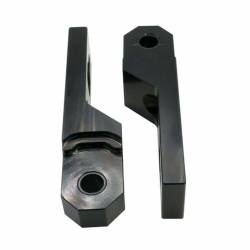 Royal Hooks Billet Tow Hook Shackle Adapters Black 09-25 Ford F150 RHO-12028-BK