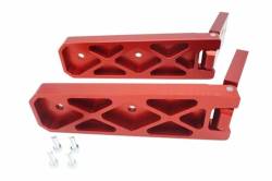 Royal Hooks Billet Aluminum Tailgate Hinges Red for Wrangler JL RHO-12016-RD