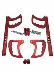 Royal Hooks Aluminum Interior Grab Handles Red for Wrangler JK RHO-12009-RD