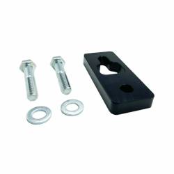 Royal Hooks Short Billet Front Tow Hook Spacers Black Ford F150 RHO-12030-BK