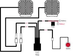 ARC Lighting - ARC Lighting 2 Output LED Light Bar Wiring Harness Each 84002 - Image 8
