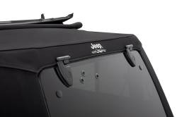 Bestop - Bestop 54463-17 Pro Hybrid Slantback Soft Top w/Jeep Logo for 07-18 Wrangler JK - Image 1