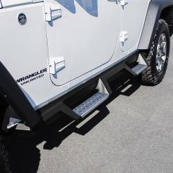 Westin - Westin 56-132952 HDX SS Drop Nerf Bars for 07-18 Jeep Wrangler JK 4DR Black - Image 2
