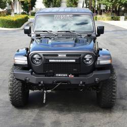 Westin - Westin 59-80105 WJ2 Full Width Front Bumper for 18+ Jeep Gladiator/Wrangler JL - Image 2