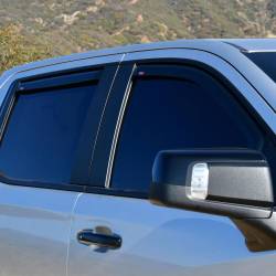 Westin - Westin 72-39429 Wind Deflector 4pc for 19-25 Silverado/Sierra Crew Cab - Image 2