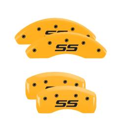 MGP Caliper 14050SSS4YL F/R 4pc Engraved MGP Yellow for 00-05 Impala Monte Carlo
