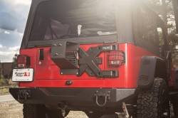 Rugged Ridge - Rugged Ridge 11546.60 Spartacus HD Tire Carrier Kit for 97-06 Jeep Wrangler TJ - Image 2