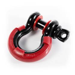 Rugged Ridge - Rugged Ridge 11235.31 Red 3/4" D-Ring Shackle Isolator Kit Pair - Image 4