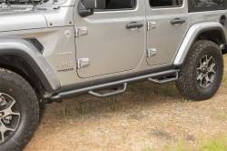 Rugged Ridge - Rugged Ridge 11596.04 Spartan Nerf Bar Kit Textured Black 18-21 Jeep Wrangler JL - Image 3