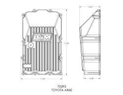 B&M - B&M 70393 Transmission Oil Pan for Lexus/Toyota 4.0/4.6/4.7/5.7 - Image 2