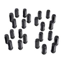 Rugged Ridge - Rugged Ridge 16715.32 Wheel Lug Nut Set Of 24 Black M14-1.5 - Image 1