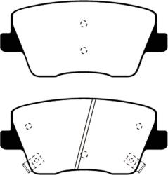 EBC Brakes - EBC Brakes DP52344NDX Bluestuff NDX Full Race Brake Pads - Image 2