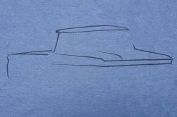 Brothers Trucks - Brothers Trucks 10298-LGHOL T-Shirt Large Blue - Image 3